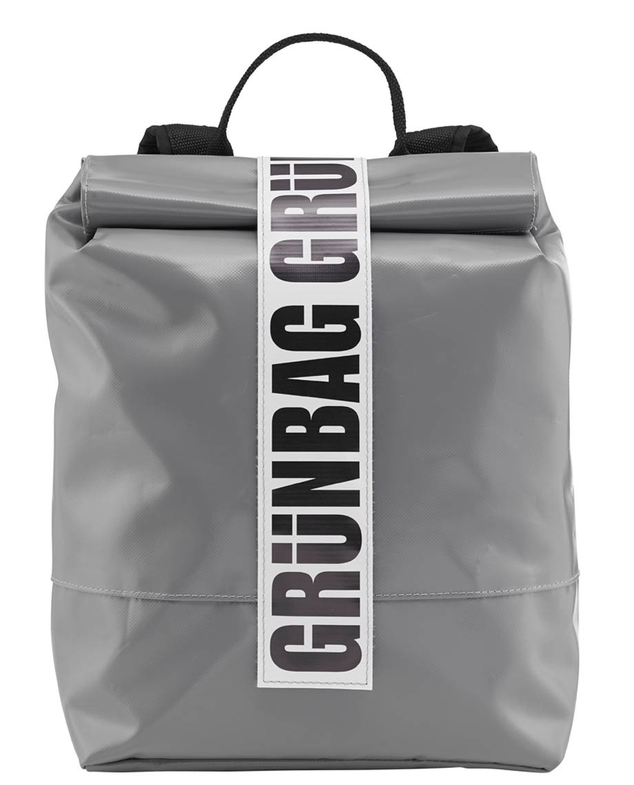Hellgrauer Rucksack Norr Groß