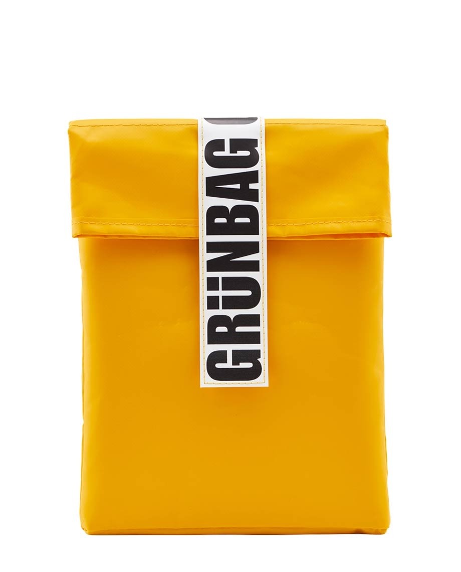 Gelbe GRÜNBAG Computerhülle 13"