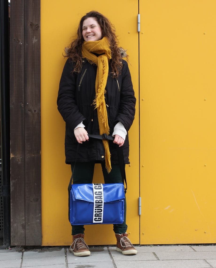 Blaue Laptoptasche Carry