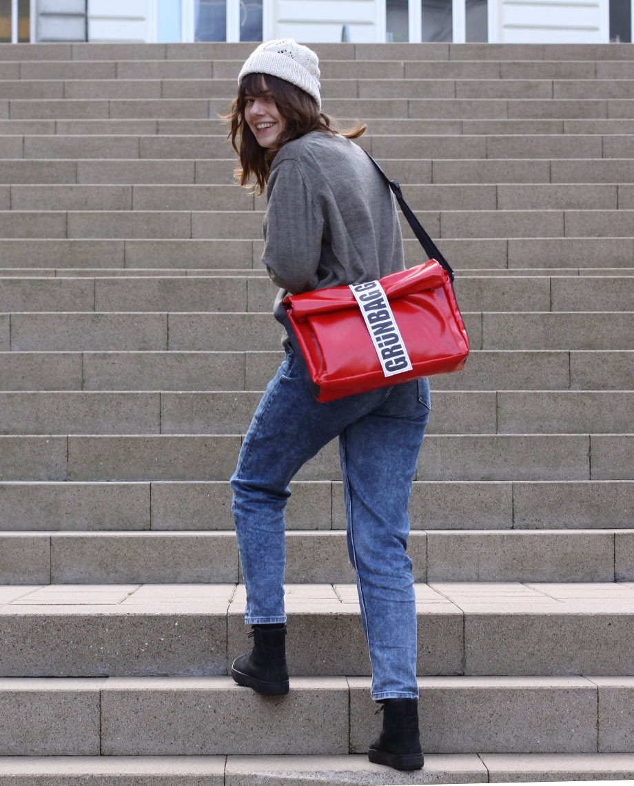 Rote Laptoptasche Carry
