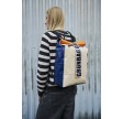 Marineblau Multicolor Rucksack Alden