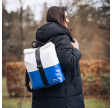 Two-colored Backpack Norr Strap - white/blue