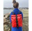 Roter Rucksack Norr Straps